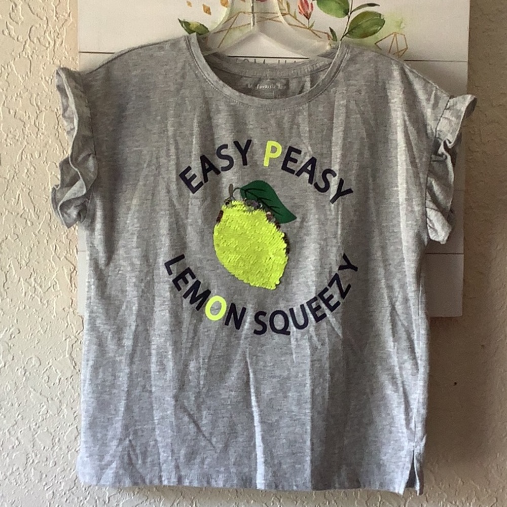 Big girl gray top